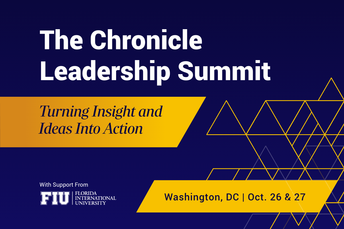 The Chronicle Leadership Summit | October 26 - 27, 2026