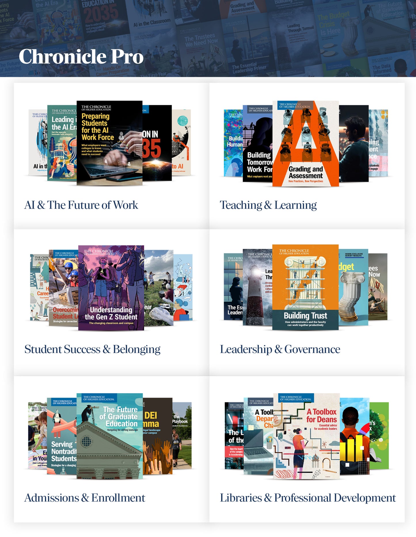 Chronicle Pro - images to showcase the covers of all 30 of the reports and collections included in this bundle