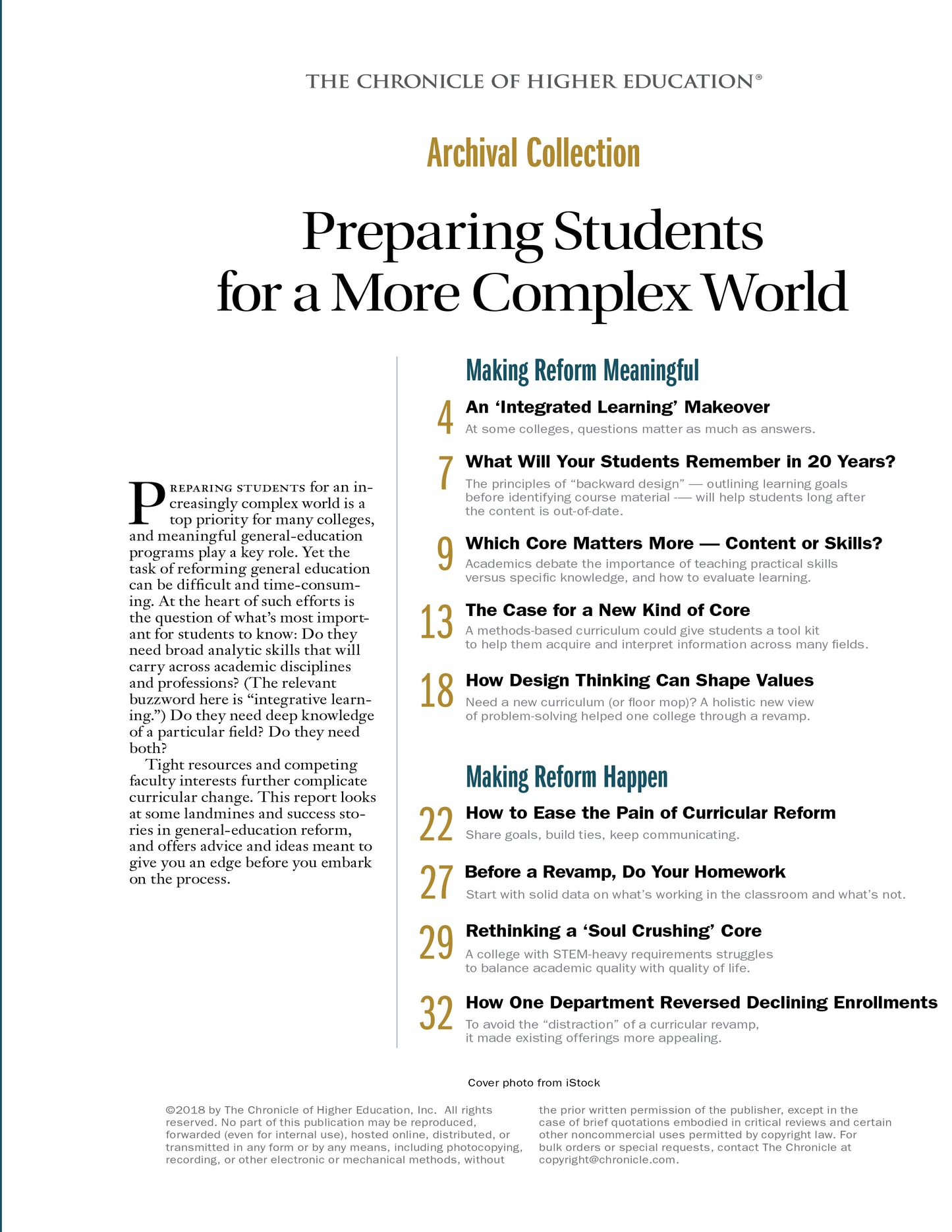 Preparing Students for a More Complex World