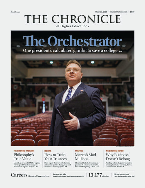 Cover Image of Chronicle Issue, March 23, 2018, The Orchestrator