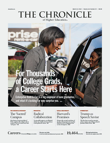 The Chronicle of Higher Education, March 15, 2019