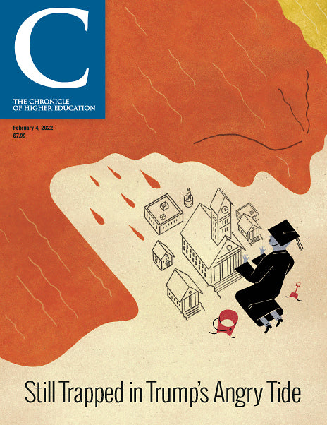 Cover Image of Chronicle Issue February 4, 2022, Still Trapped in Trump's Angry Tide