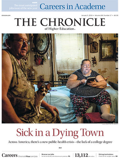 Cover Image of Chronicle Issue, January 5th, Sick in a Dying Town
