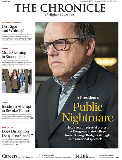 Cover Image of Chronicle Issue, November 3, 2017, Public Nightmare