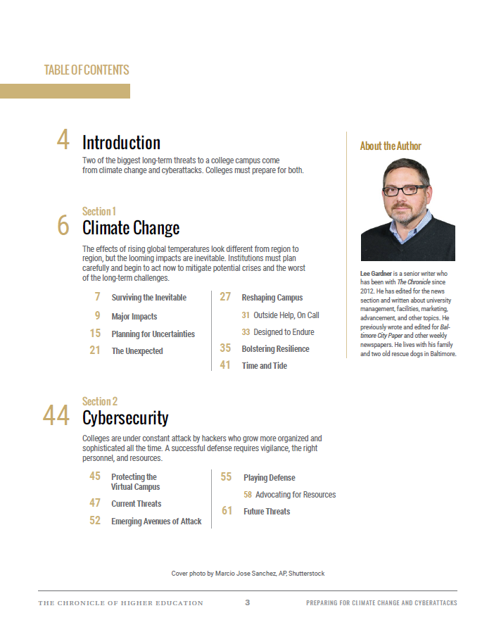 Preparing for Climate Change and Cyberattacks
