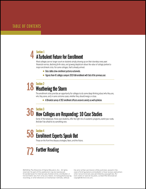 The Looming Enrollment Crisis