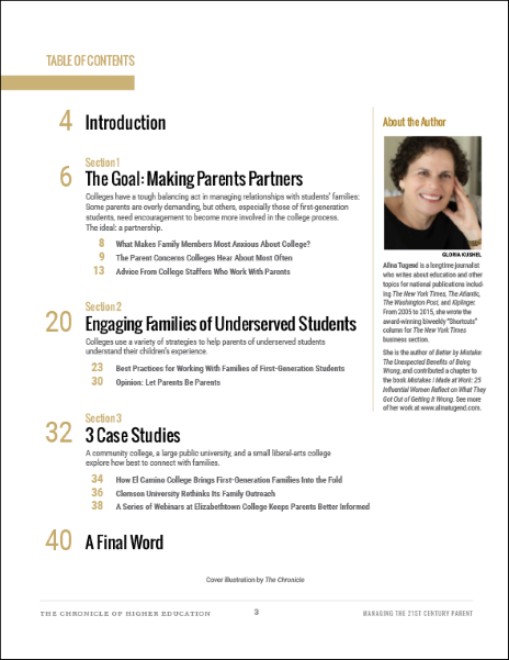 Managing the 21st Century Parent