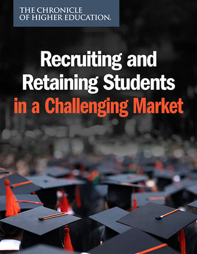 Recruiting and Retaining Students: In a Challenging Market - View of a sea of student graduation caps