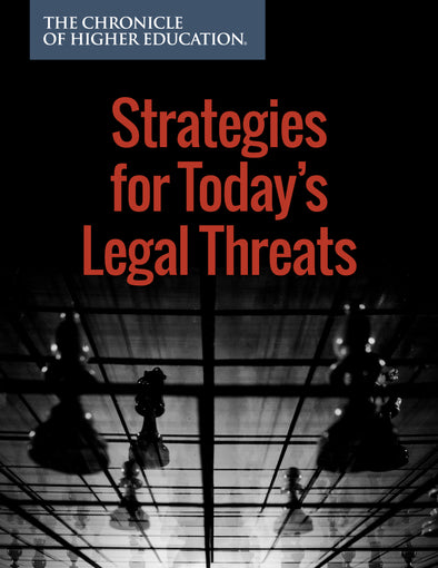 Strategies for Todays Legal Threats- Underneath transparent view of black and white chess pieces.