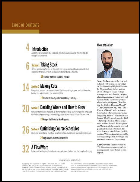 The Right Mix of Academic Programs