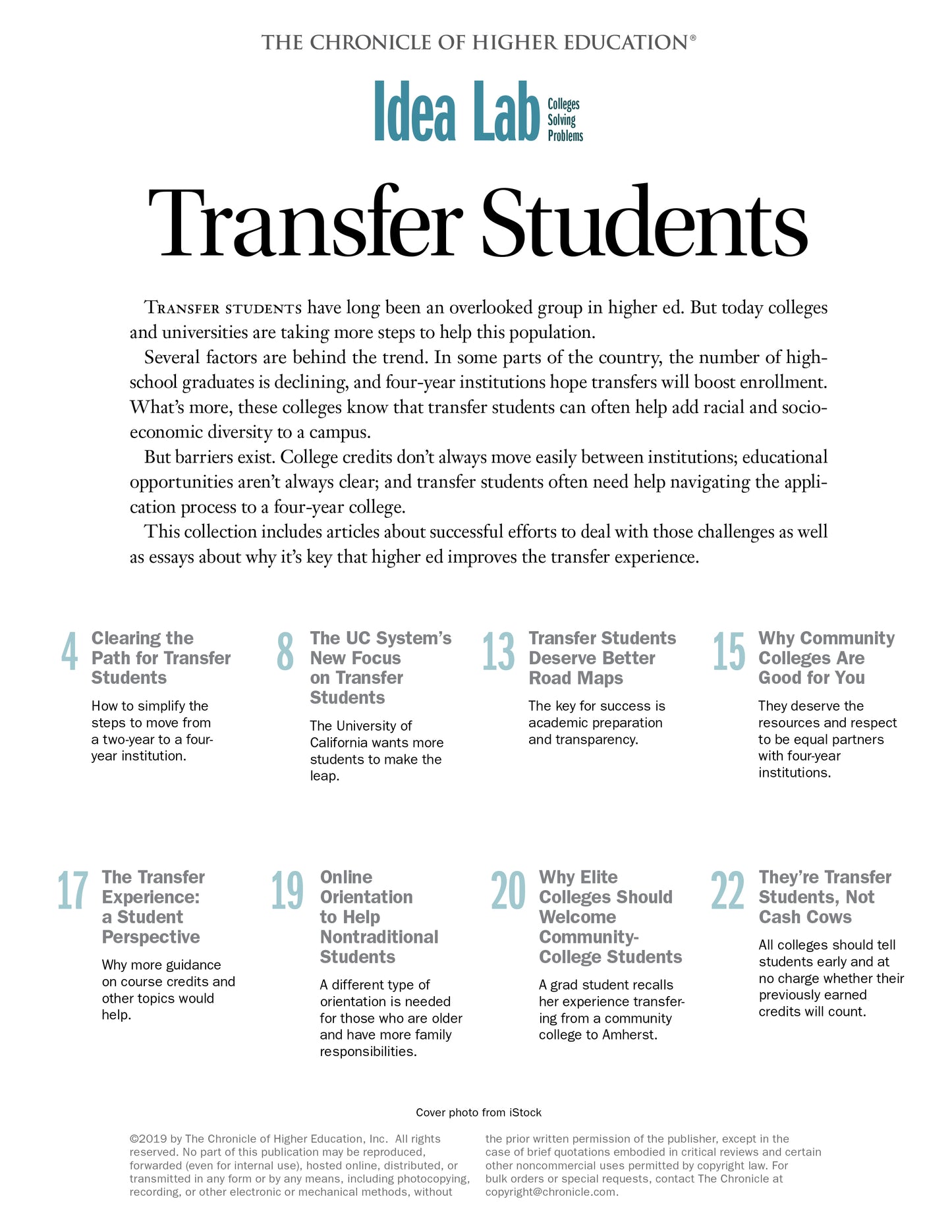 Idea Lab: Transfer Students
