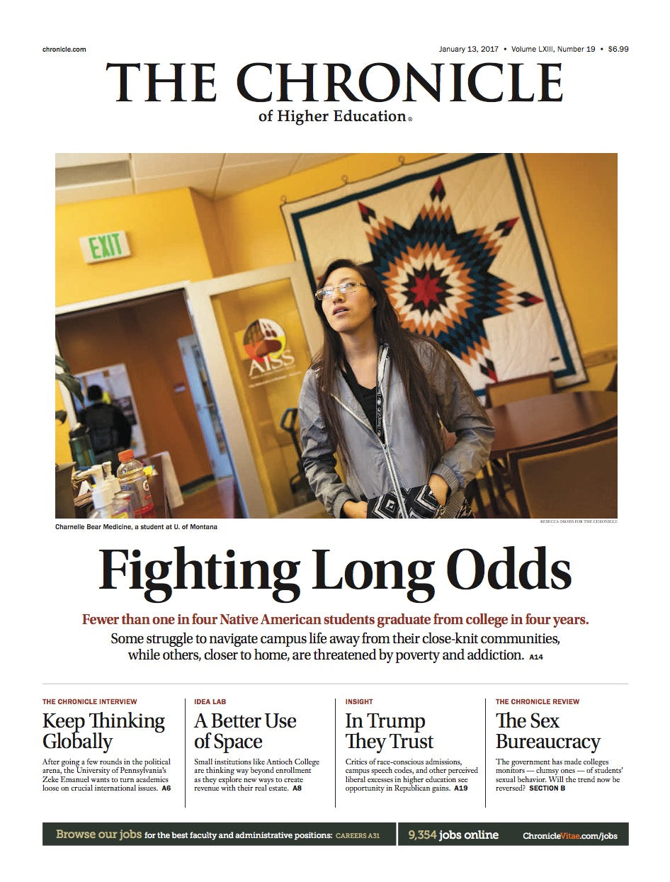 Cover Image of Chronicle Issue, January 13, 2017, Fighting Long Odds