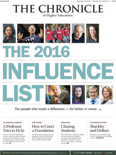 The Chronicle of Higher Education, December 16, 2016