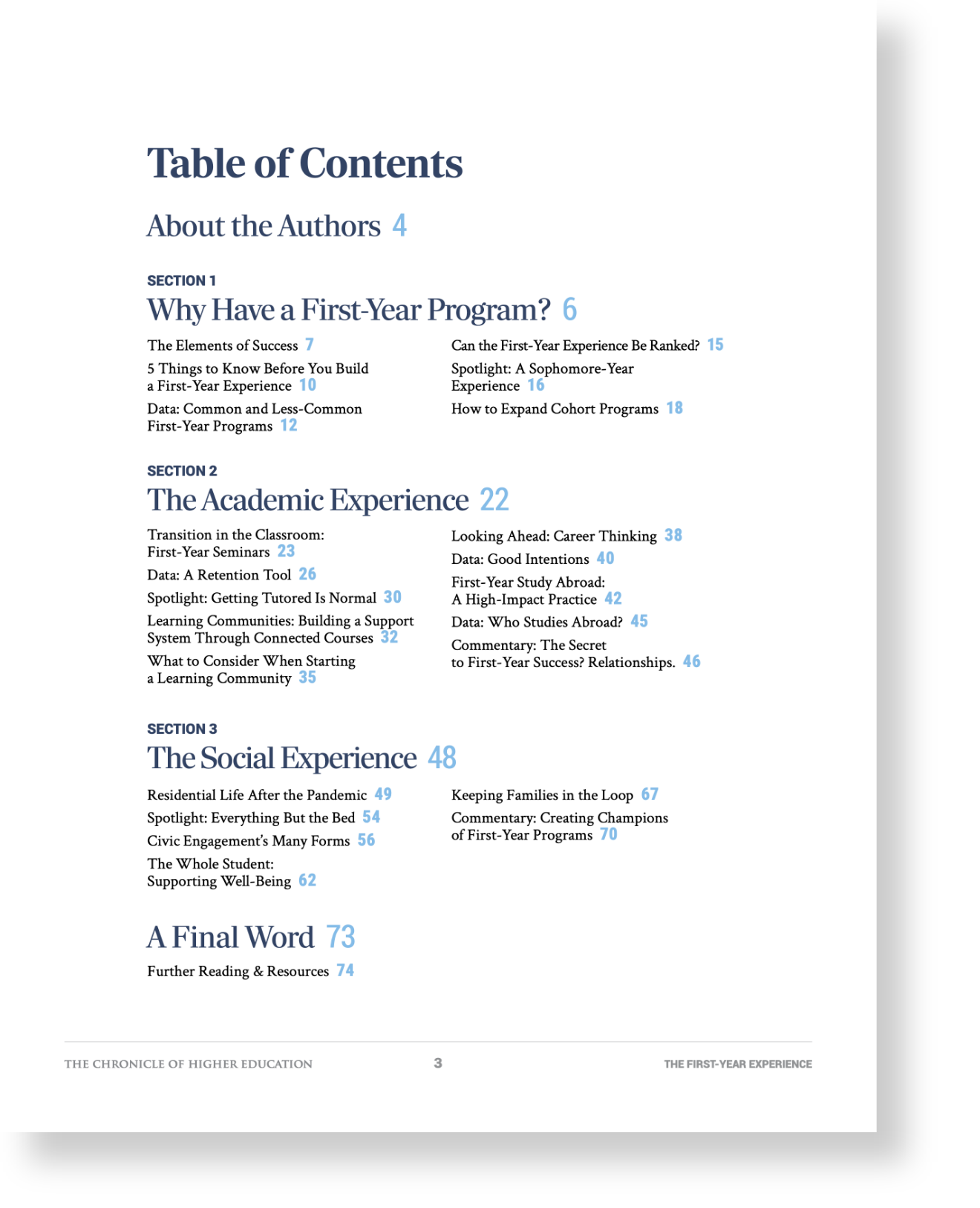 Hands on Career Preparation Table of Contents