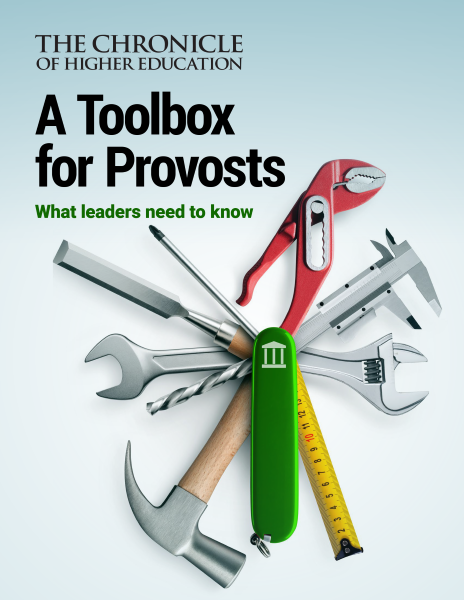 A Toolbox for Provosts: What Leaders Need to Know - cover image of a multi-purpose tool