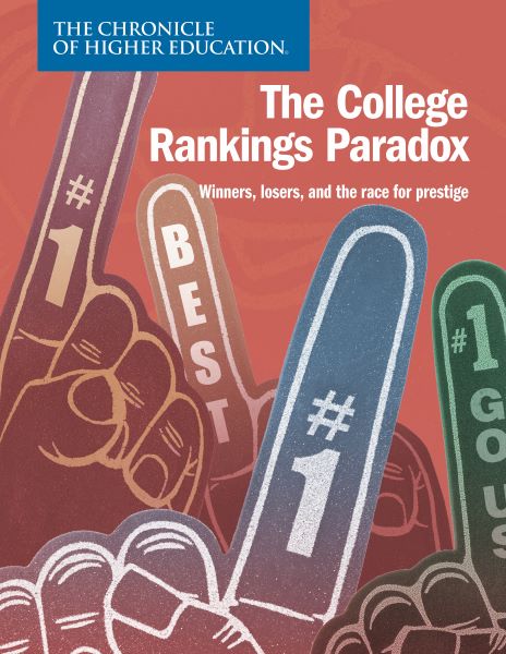 The College Rankings Paradox - image of foam fingers