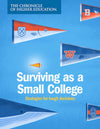 Surviving as a Small College - Chronicle Report: A small fish swimming to the left against a group of larger fish swimming to the right.