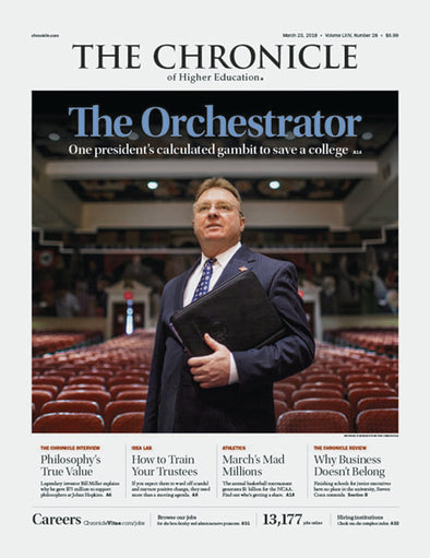 Cover Image of Chronicle Issue, March 23, 2018, The Orchestrator 