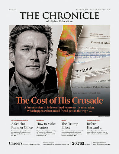 Cover Image of Chronicle Issue, November 23, 2018, The Cost of His Crusade