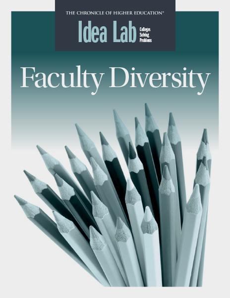 Faculty Diversity - Cover image of colored pencils.