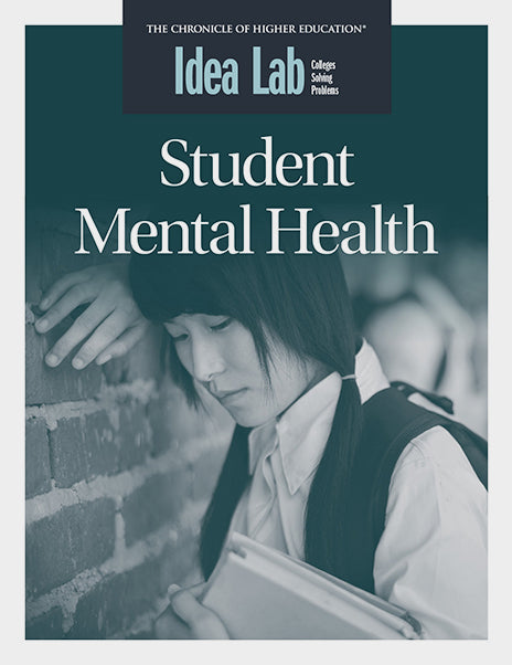 Student Mental Health - Cover image of a stressed student.