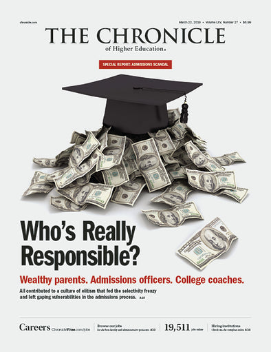 Cover Image of Chronicle Issue, March 22, 2019, Who's Really Responsible 