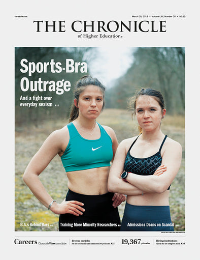 Cover Image of Chronicle Issue, March 29, 2019, Sports-Bra Outrage