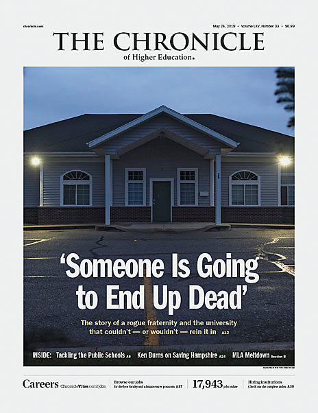 Cover Image of Chronicle Issue, May 24,2019, Someone Is Going to End Up Dead 