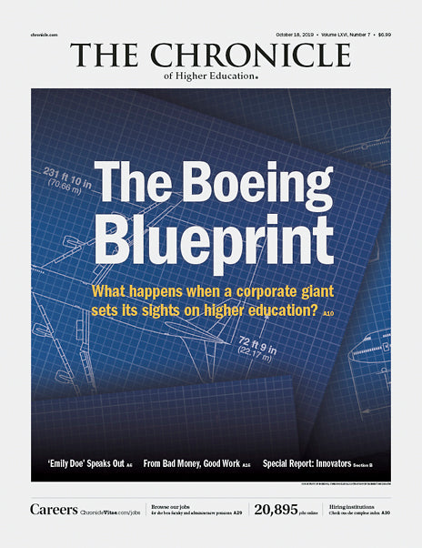 Cover Image of Chronicle Issue, October 18, 2019, The Boeing Blueprint