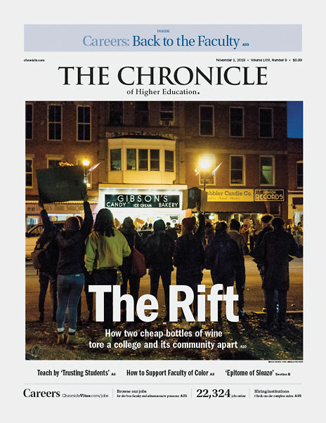 Cover Image of Chronicle Issue, November 1, 2019, The Rift Went Belly Up