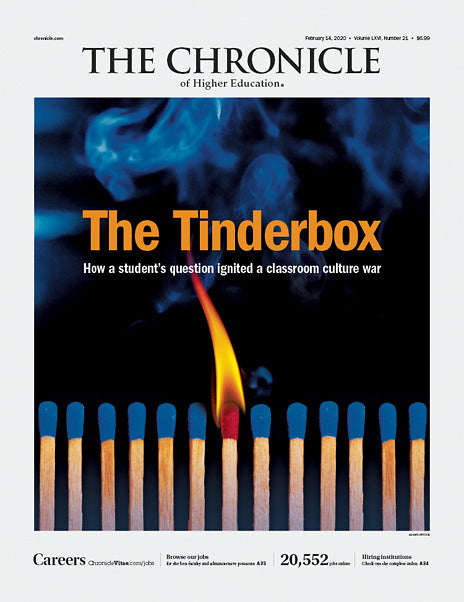 Cover Image of Chronicle Issue, February 14, 2020, The Tinderbox