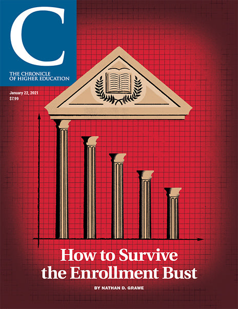 Cover Image of Chronicle Issue January 22, 2021, How to Survive the Enrollment 