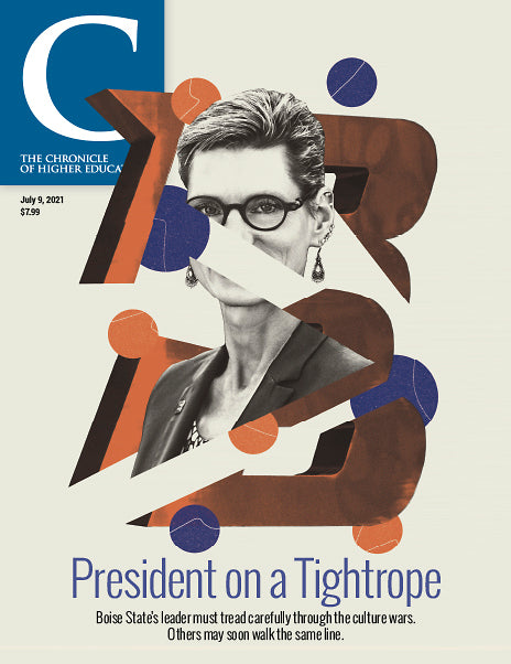 Cover Image of Chronicle Issue July 9, 2021,  President on a Tightrope