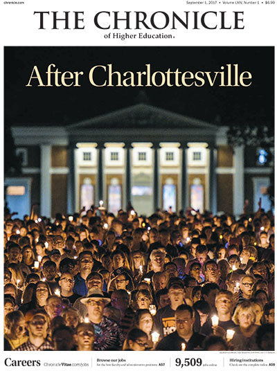 Cover Image of Chronicle Issue, September 1, 2017, After Charlottesville