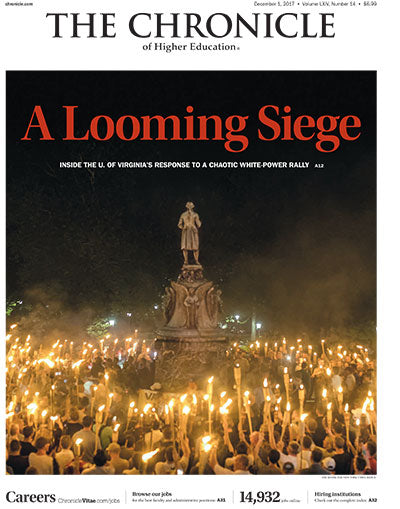 Cover Image of Chronicle Issue, Dec. 1, 2017, A Looming Siege
