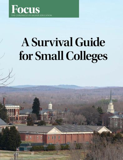 A Survival Guide for Small Colleges - Cover image of a small college
