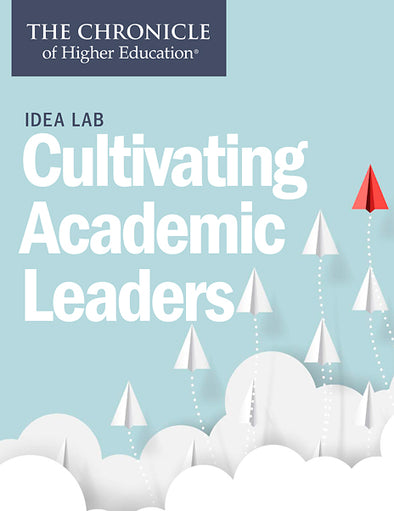 Cultivating Academic Leaders - Cover image of a graphic that contains clouds and paper planes.