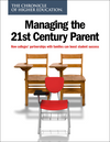 Managing the 21st Century Parent - Cover image of desk.