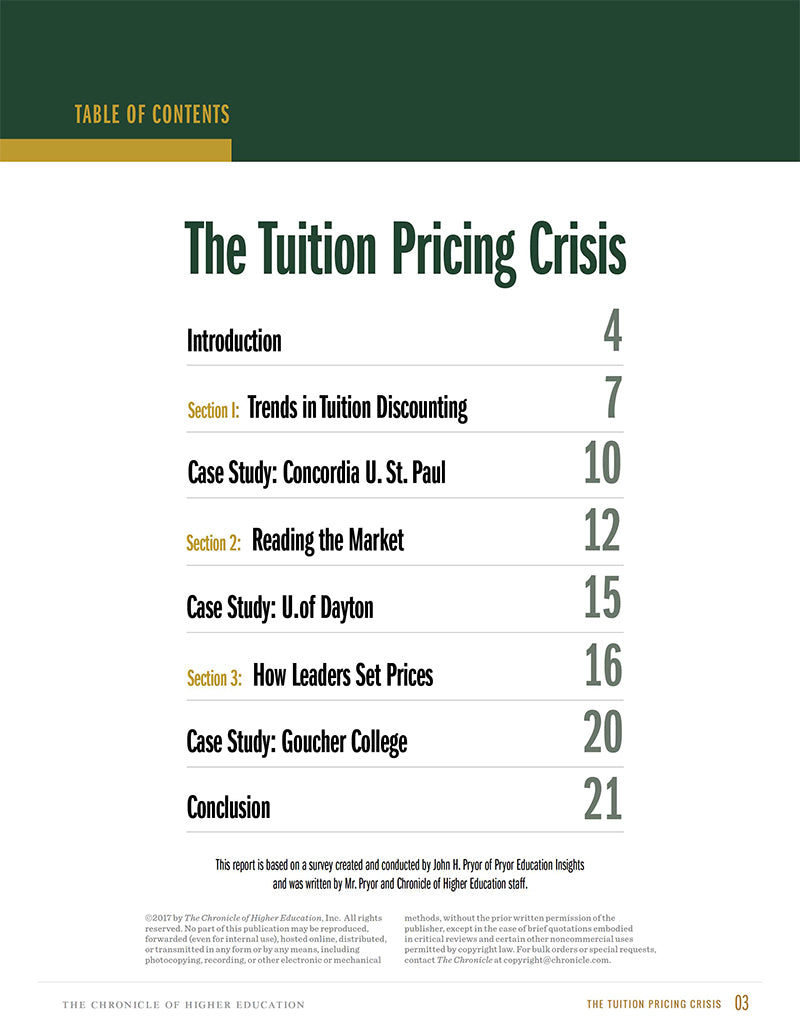 The Tuition Pricing Crisis