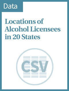 Locations of Alcohol Licensees in 20 states